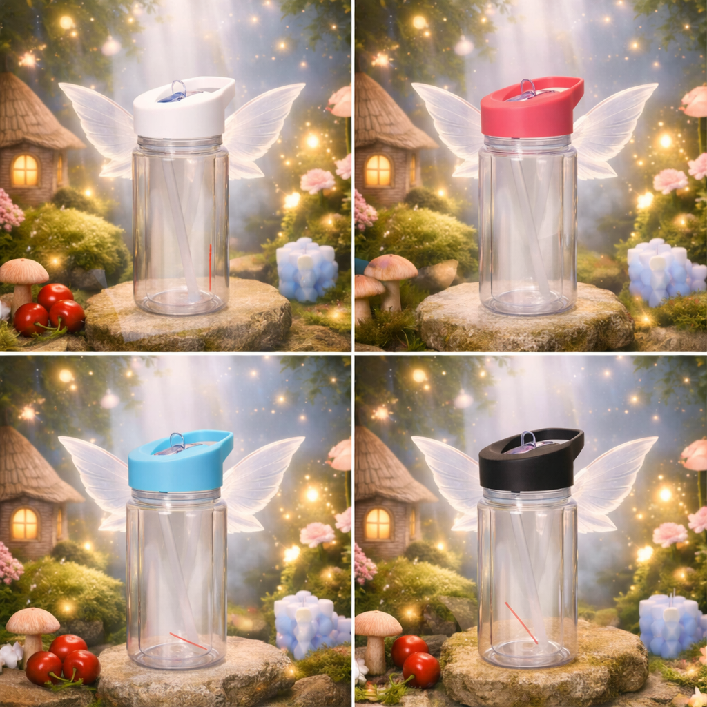 10oz Kids Snow Globe Water Bottle