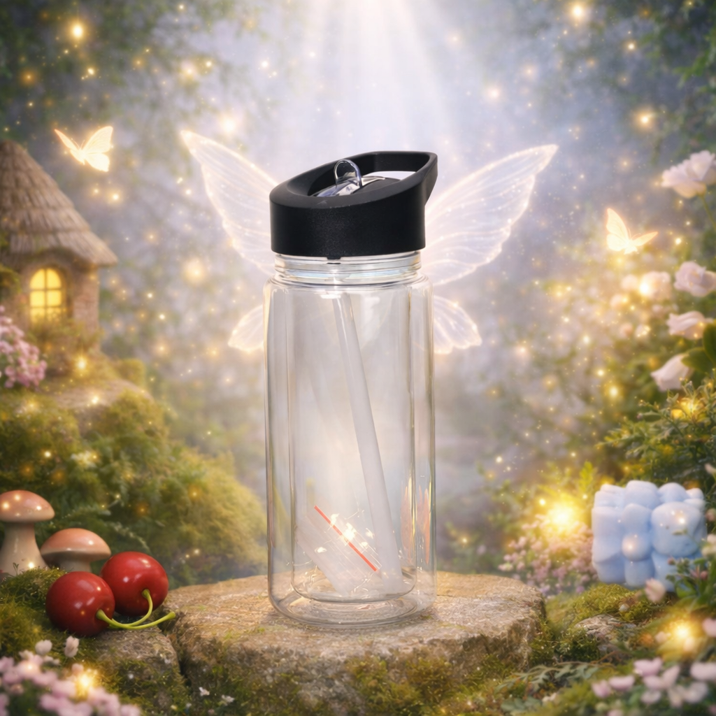 10oz Kids Snow Globe Water Bottle