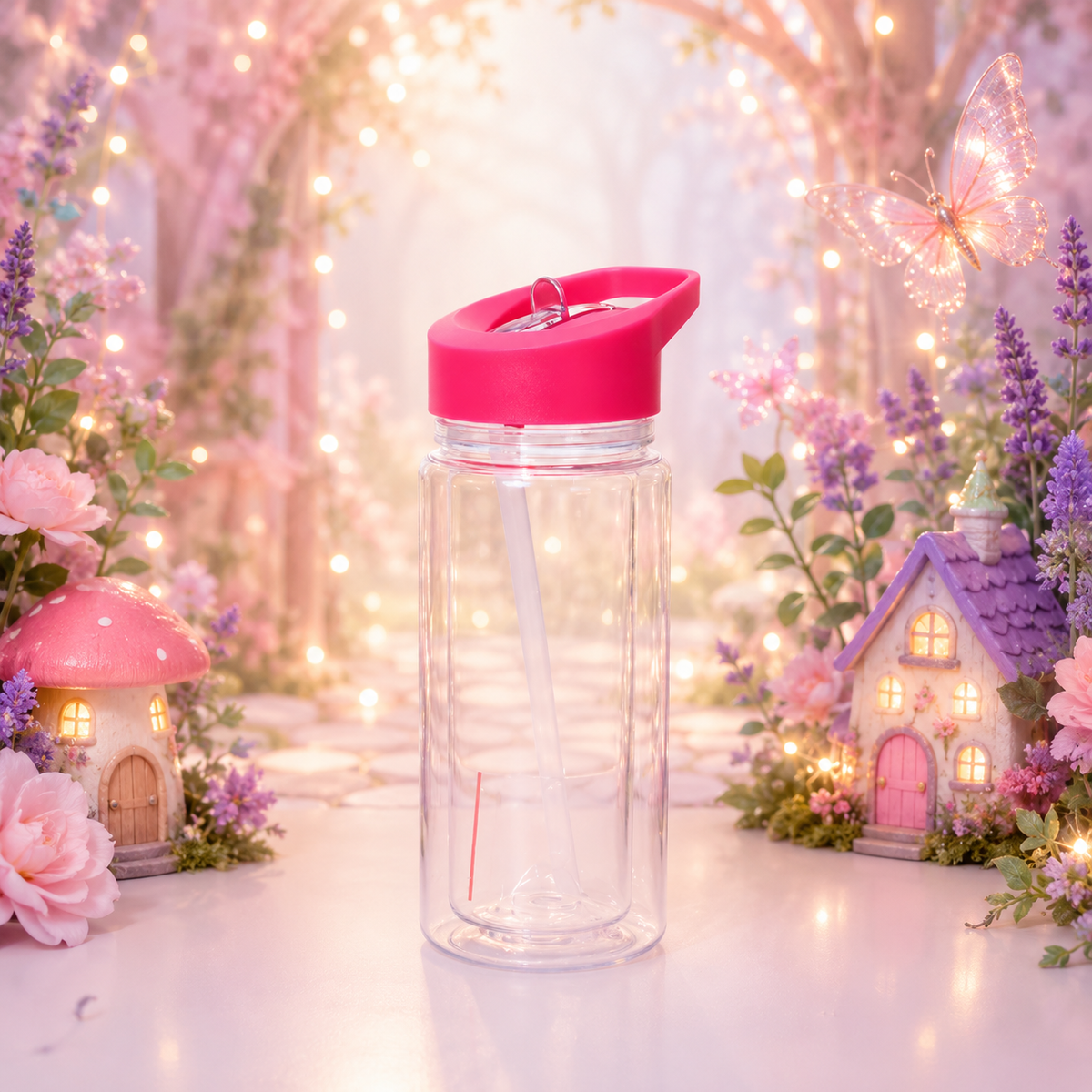 10oz Kids Snow Globe Water Bottle