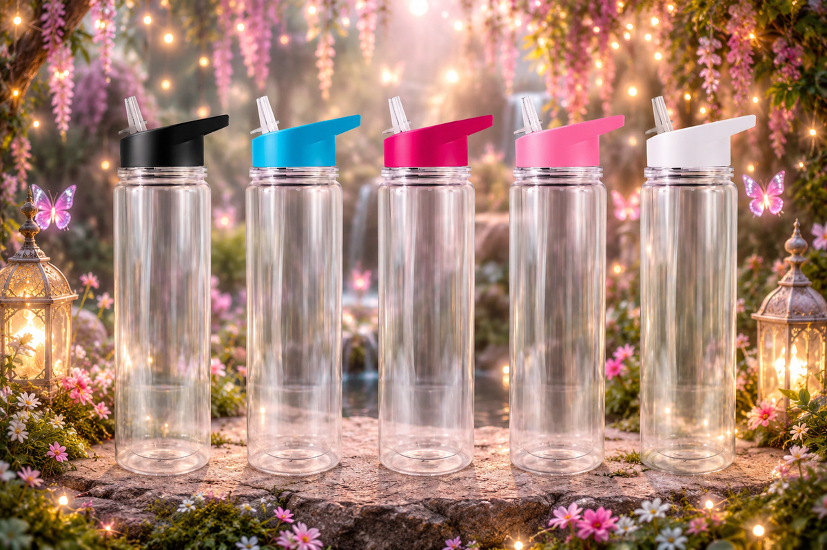 Adult water bottles (Pink Lid)
